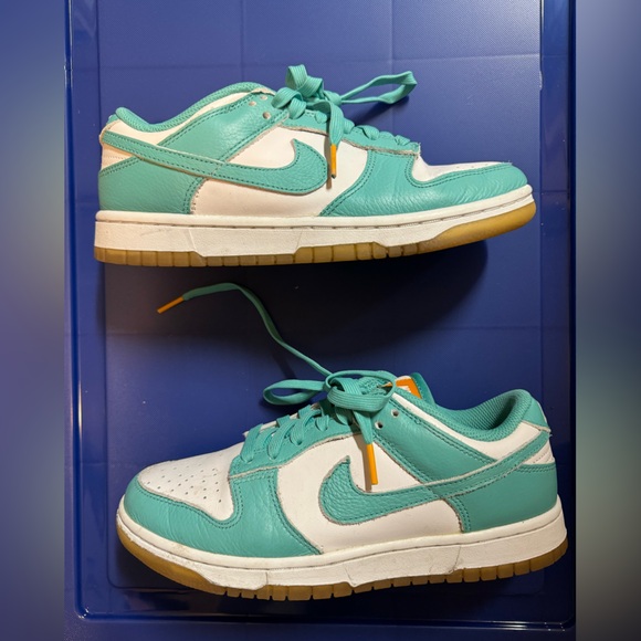 Nike Dunk Low in washed teal in size 7.5 - Picture 4 of 7